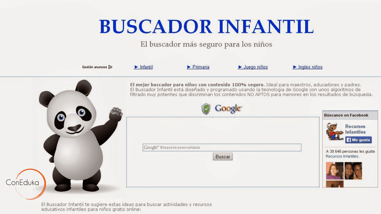 Moda BUSCADOR INFANTIL. EL BUSCADOR INFANTIL MÁS SEGURO ...