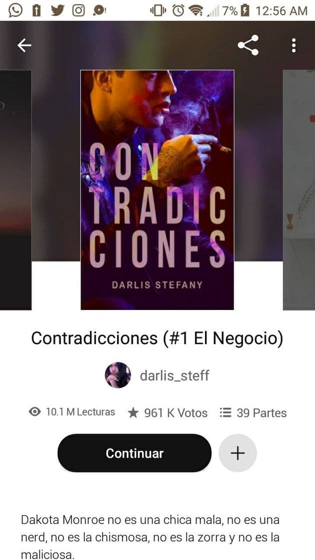 Book Contradicciones de Darlis Stefany. Buenisima✔❤