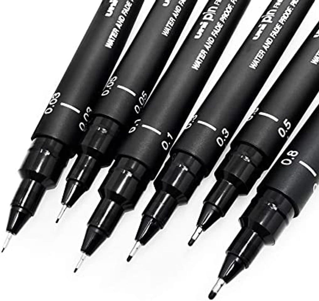 Producto Uni Pin Fineliner Bolígrafo de Dibujo - Set Completo de 11 Grados