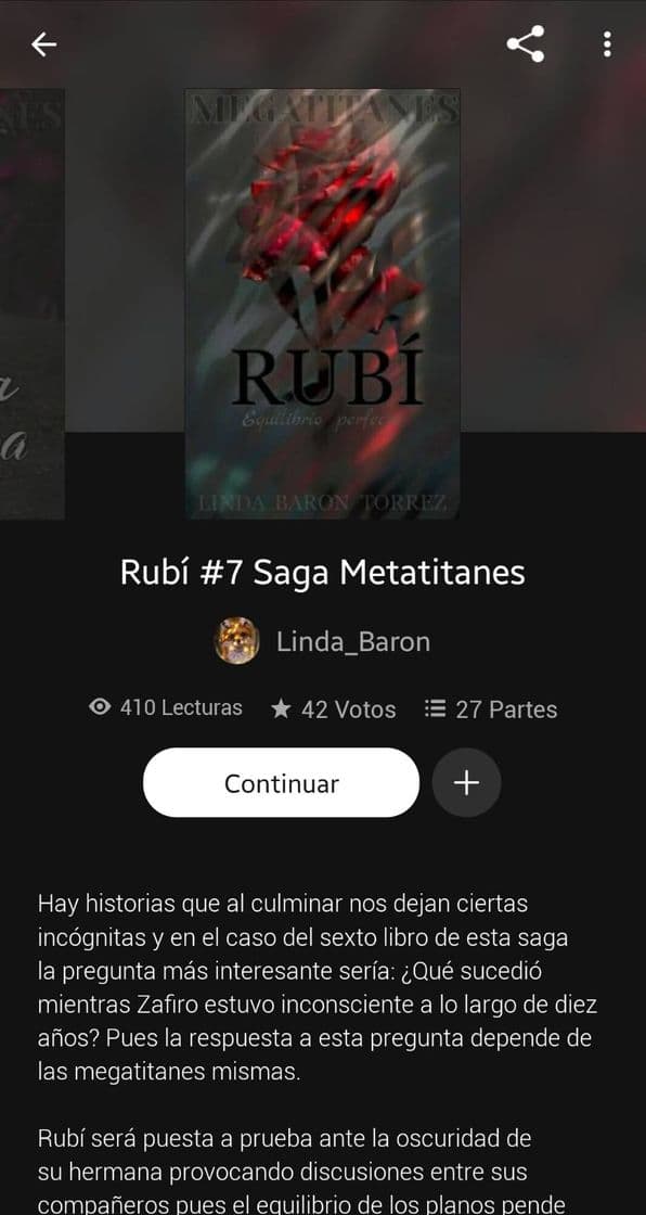 Book Rubí #7 Saga Megatitanes 