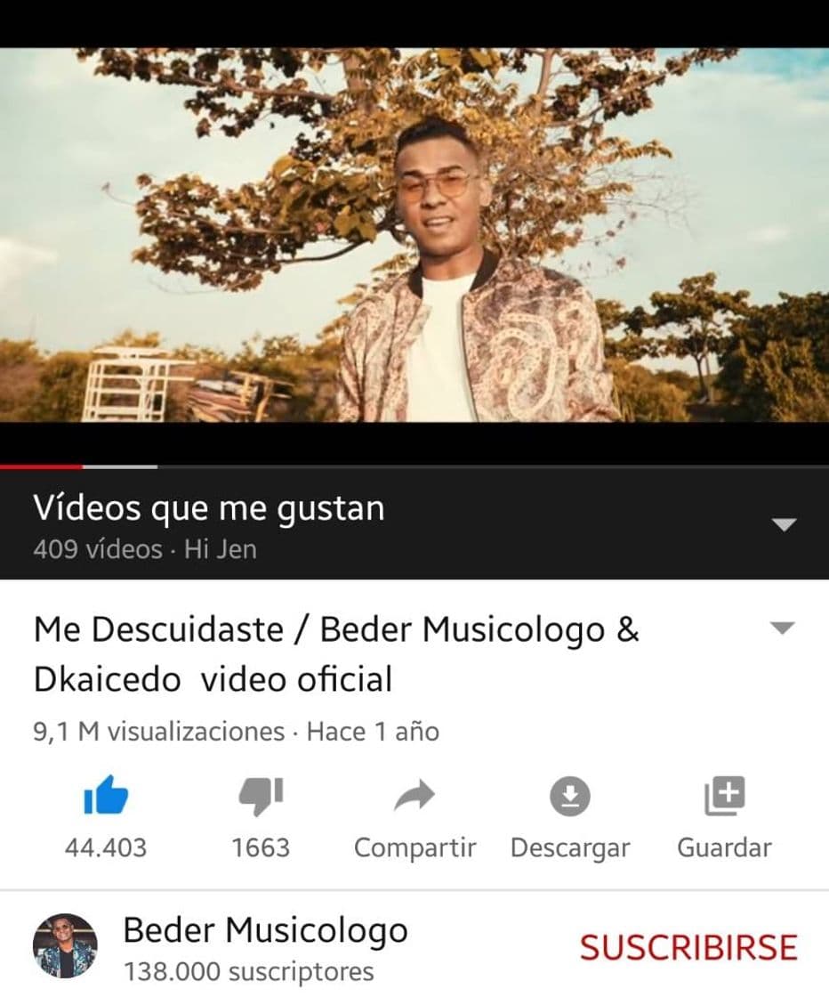 Canción Me Descuidaste / Beder Musicologo & Dkaicedo video oficial ...