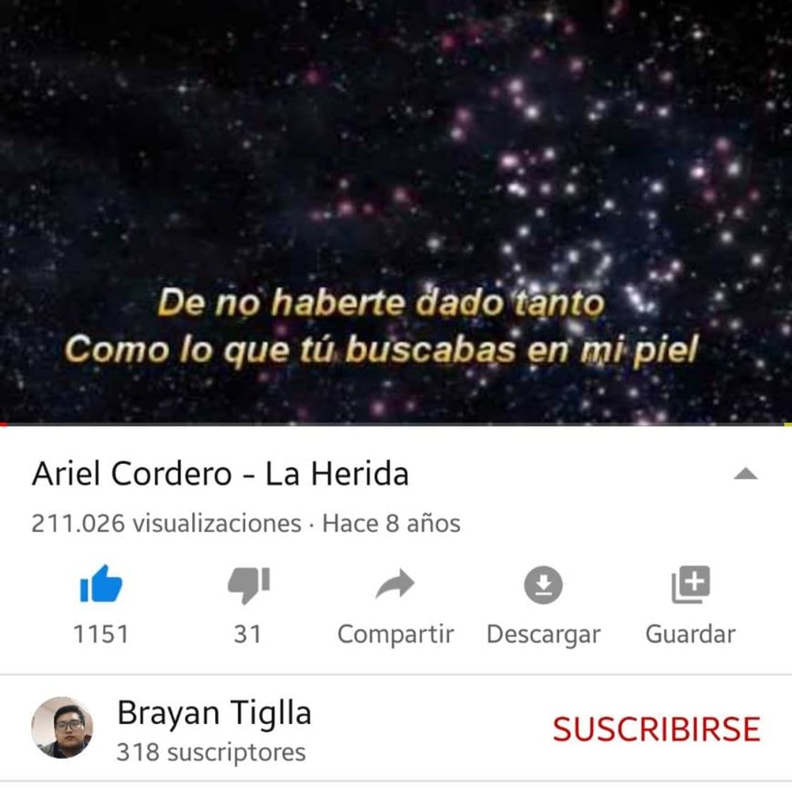 Canción Ariel Cordero - La Herida - YouTube