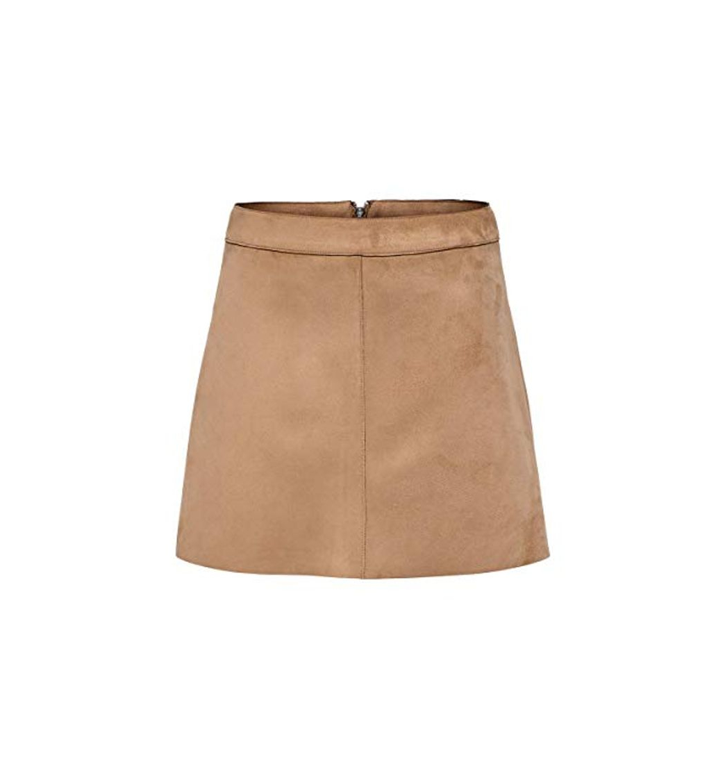 Fashion Only ONLLINEA Faux Suede Bonded Skirt CC OTW Falda