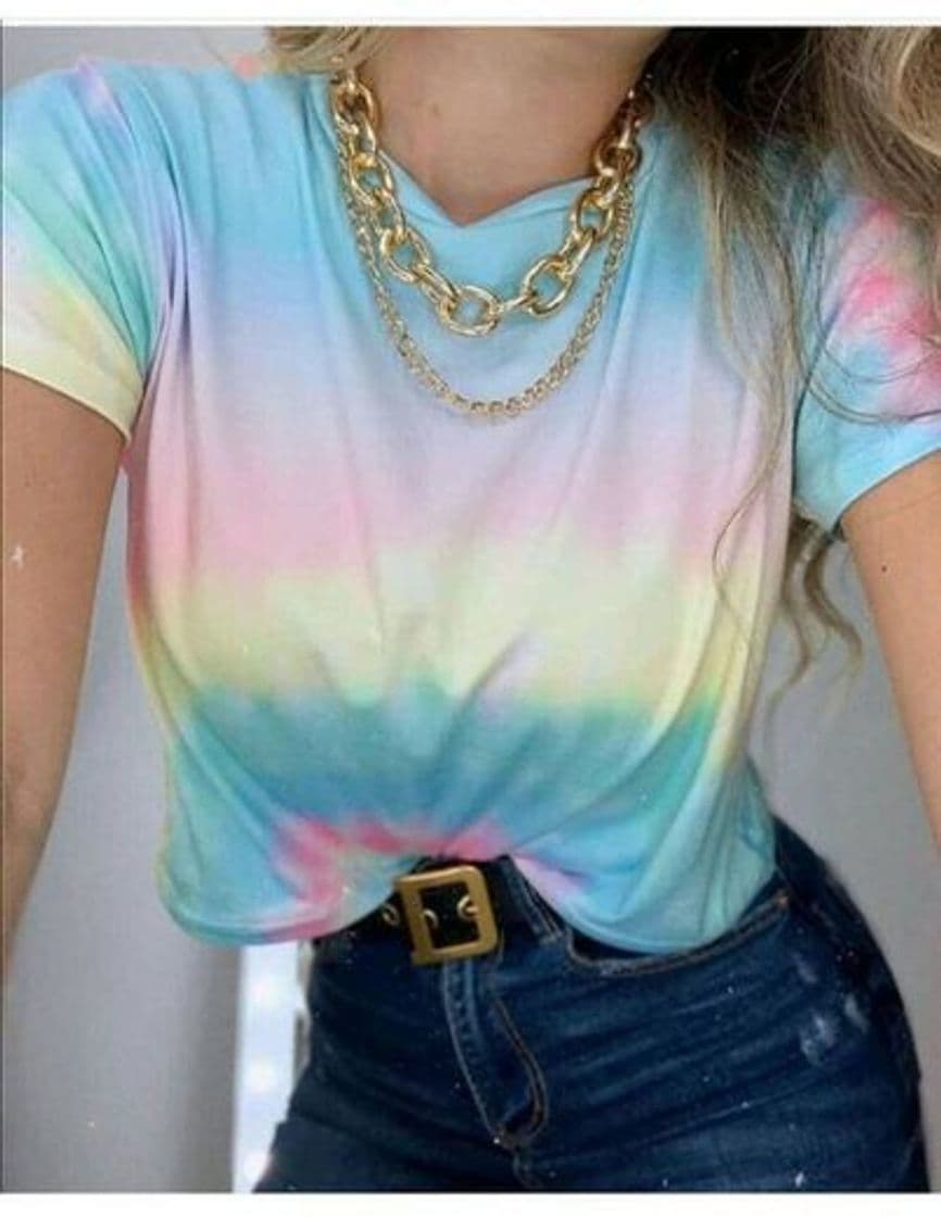 Fashion 💛💚Blusa tie dye💚💛