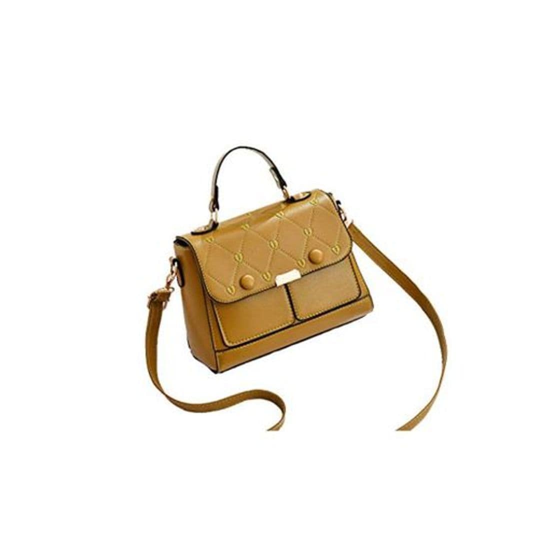 Producto niumanery Fashion Trend Women Shoulder Slung Small Bag Buckle Zipper PU Elegant Female Lady Handbag Green