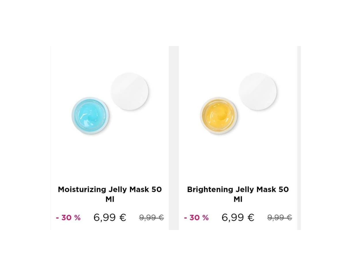 Product moisturizing jelly mask 50 ml