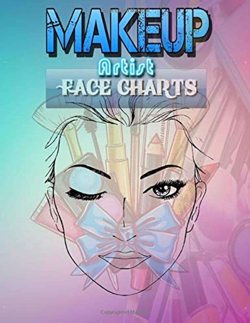 Book Makeup artist face charts: Professional Blank Face Chart for Makeup Artist, Makeup Practice Book