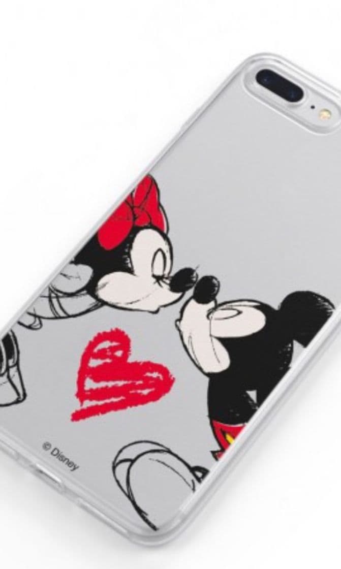 Fashion Funda Oficial Disney Mickey Y Minnie Beso Clear para Alcatel ...