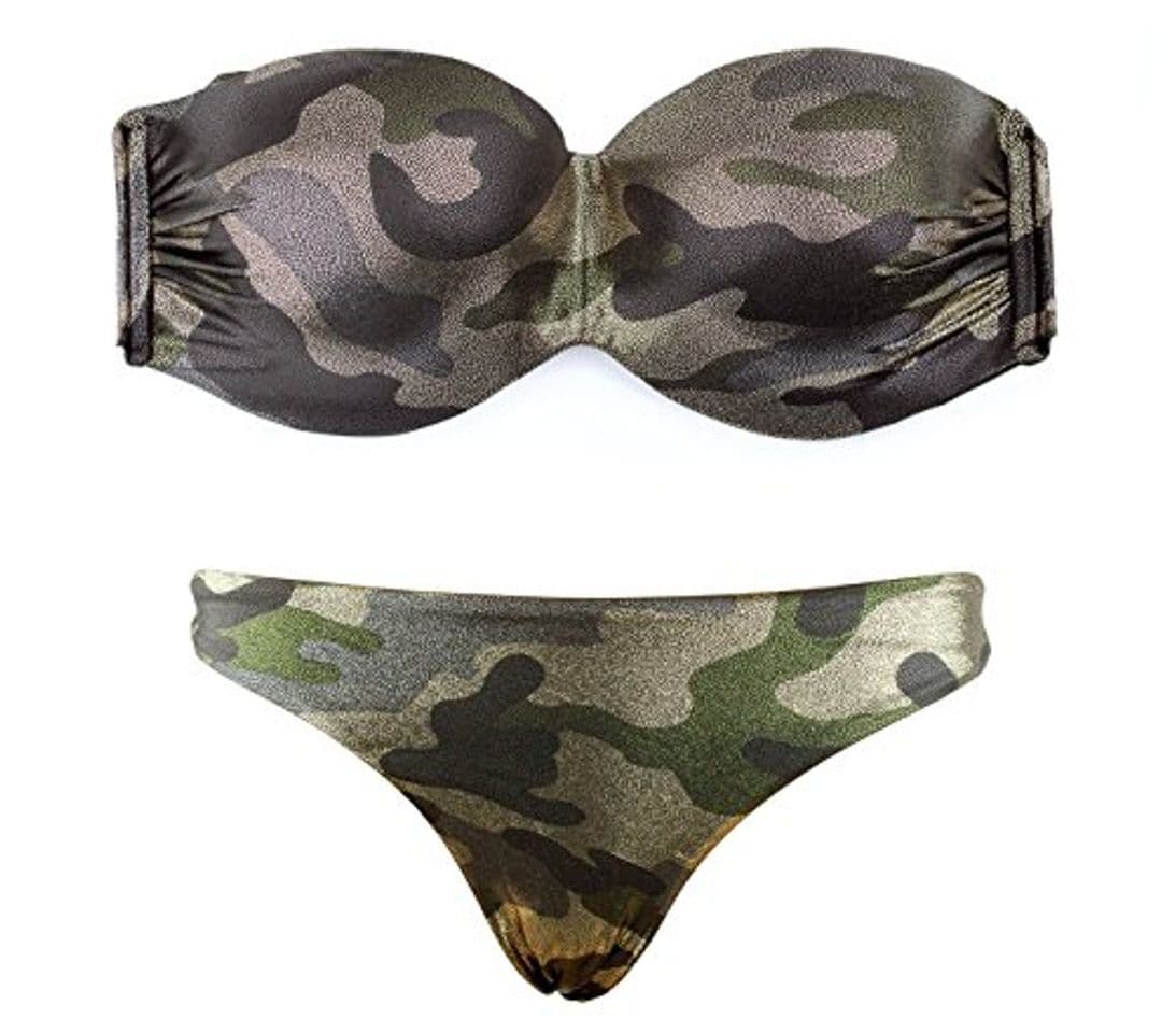 Product DW8857 Bikini para mujer mod. MEYTAL fantasía camuflaje y copas acolchadas -