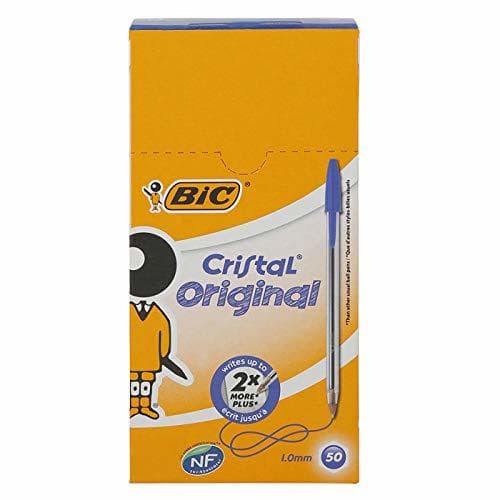 Producto BIC Cristal Original - Caja de 50 unidades, bolígrafos punta media