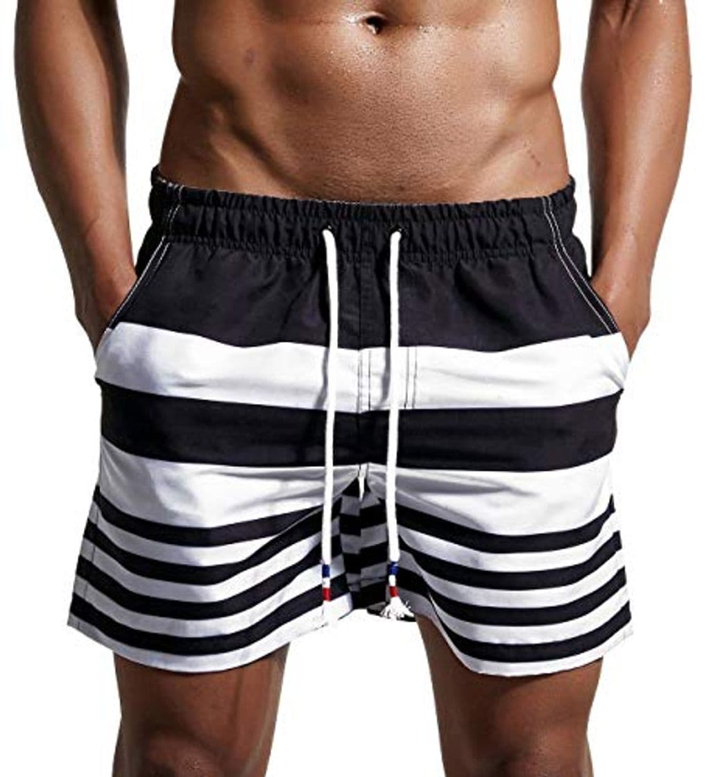 Product Superora Bañadores Hombre Trajes de Baño Pantalones Corto de Playa Natación Piscina Secado Rápido