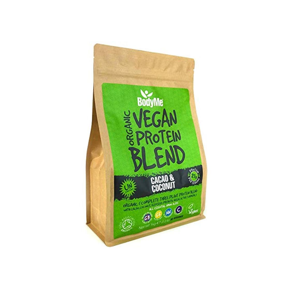 Producto BodyMe Mezcla de Proteina Vegana Organica en Polvo