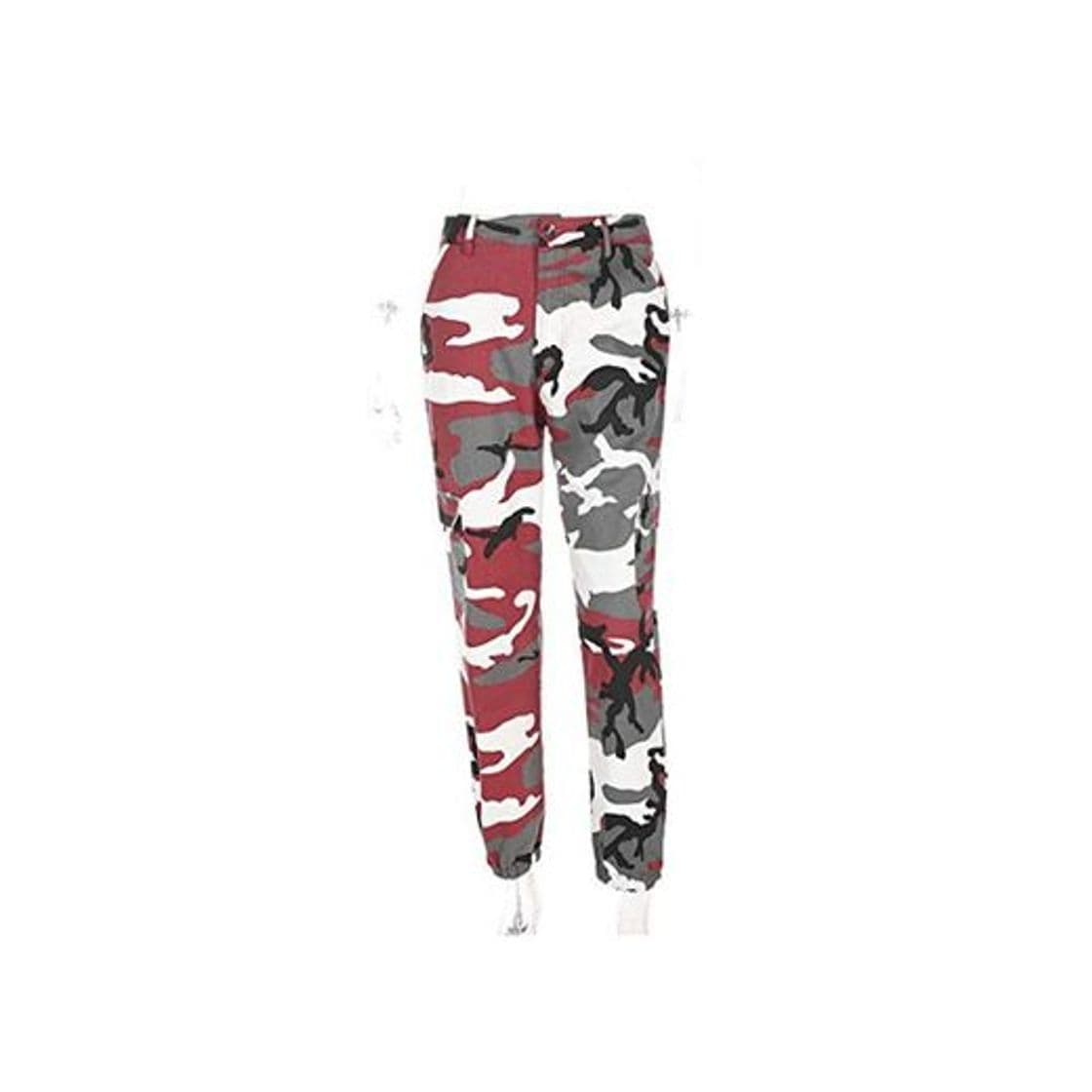 Moda Pantalones casuales para mujer Pantalones de carga de las mujeres Junior Girls Casual Camo Skinny Pantalones largos de chándal Deportes ocasionales Harem Baggy Hip Hop Pantalones de baile de rock Pant