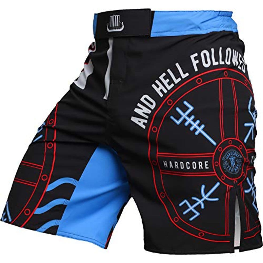 Producto Hardcore Training Norman Viking Fight Shorts Hombre Pantalones Cortos MMA BJJ Boxeo Grappling Fitness No Gi