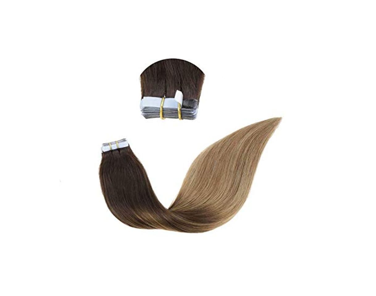 Producto LaaVoo 18 Pulgada Adhesive Tape on Skin Weft Extensiones de Cabello Natural