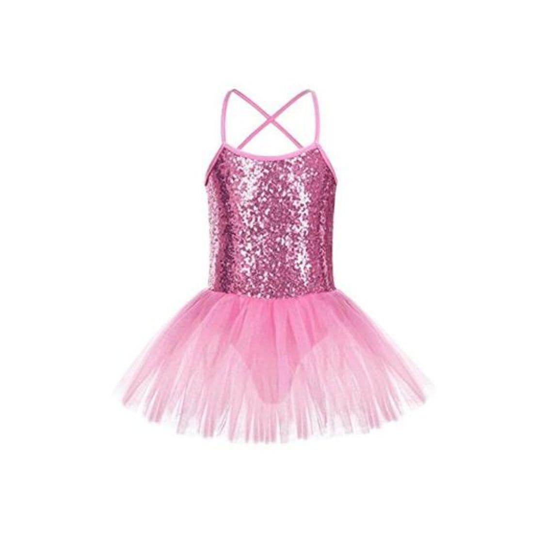 Product FONLAM Vestido Maillot de Ballet para Niña Vestido Danza Gimnasia Patinaje Tutú