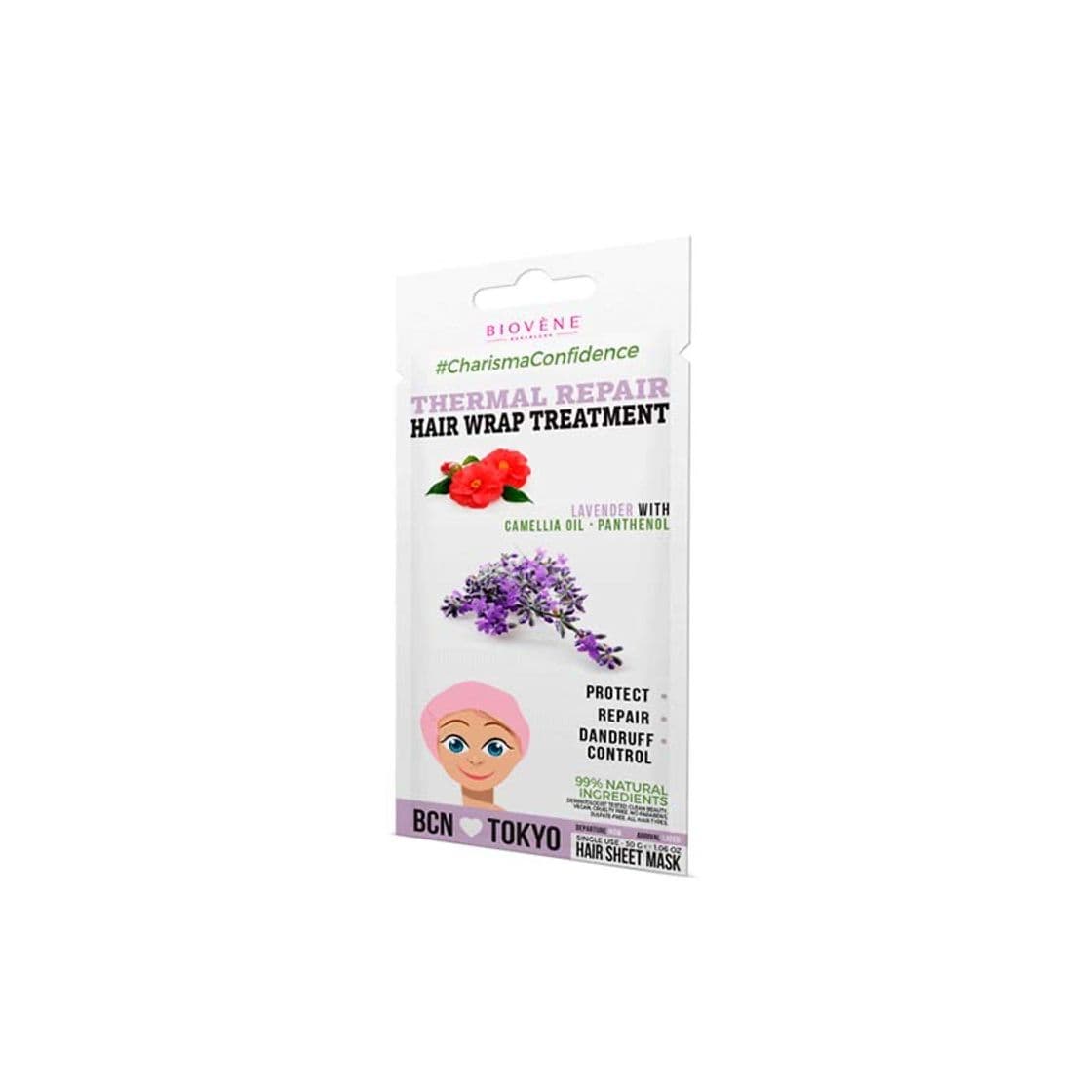 Producto BIOVÈNE Thermal repair hair wrap treatment 