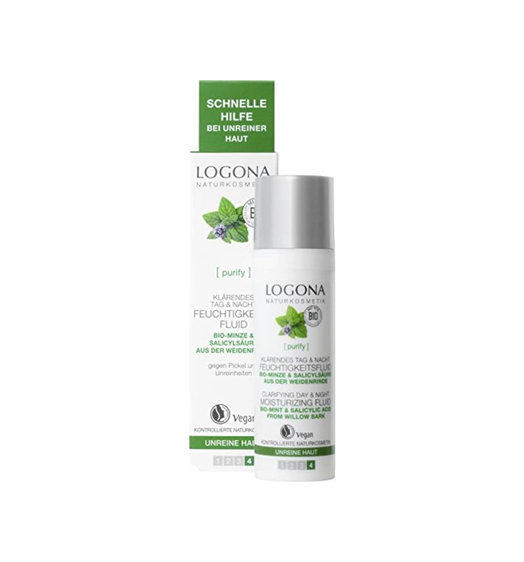 Product logona Natural cosmético klärendes Día & Noche Humedad Fluid