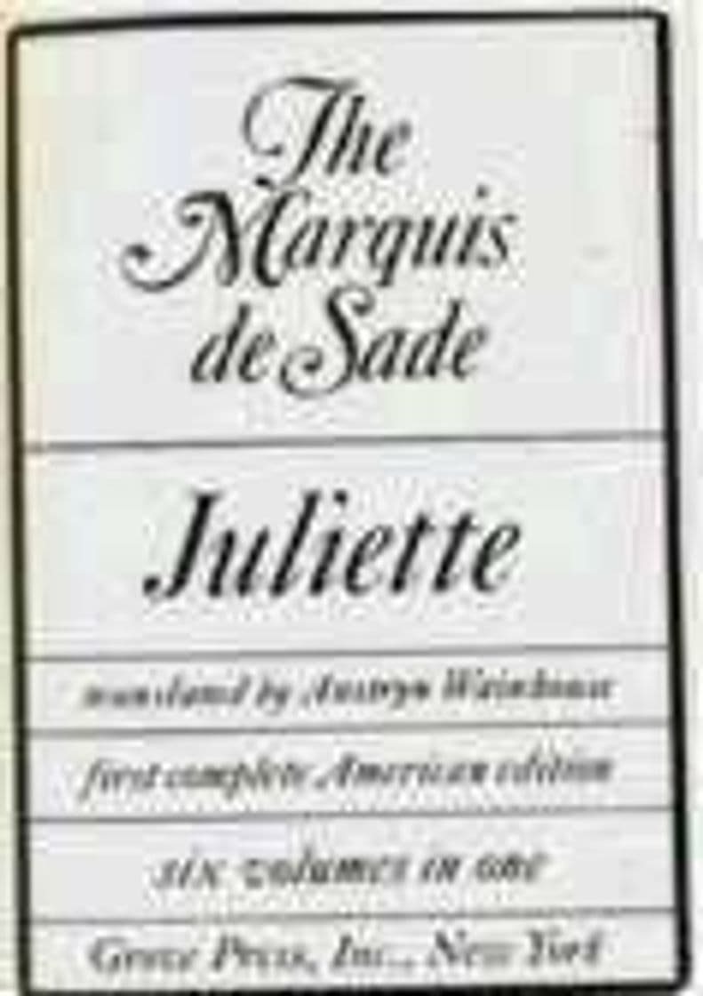 Book Juliette o las prosperidades del vicio - Wikipedia, la enciclopedia libre