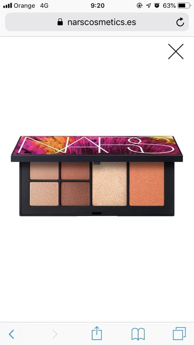 Producto Paleta de Nars