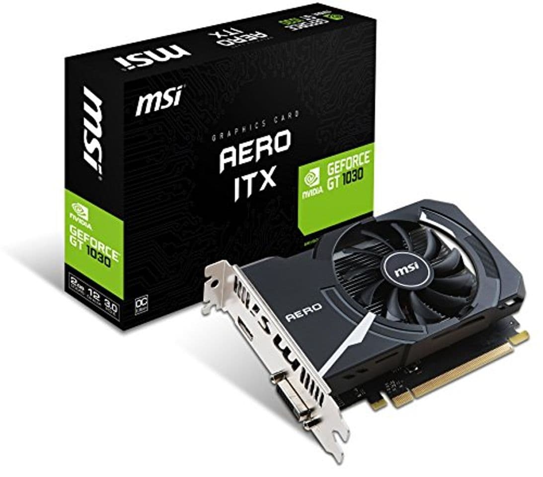 Electronic MSI GeForce GT 1030 Aero ITX 2G OC - Tarjeta gráfica