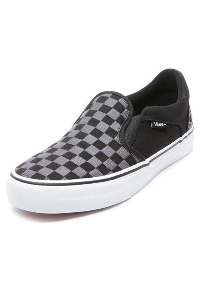 Fashion Zapatilla Asher Deluxe Gris/Negro Vans - Compra Ahora | Dafi