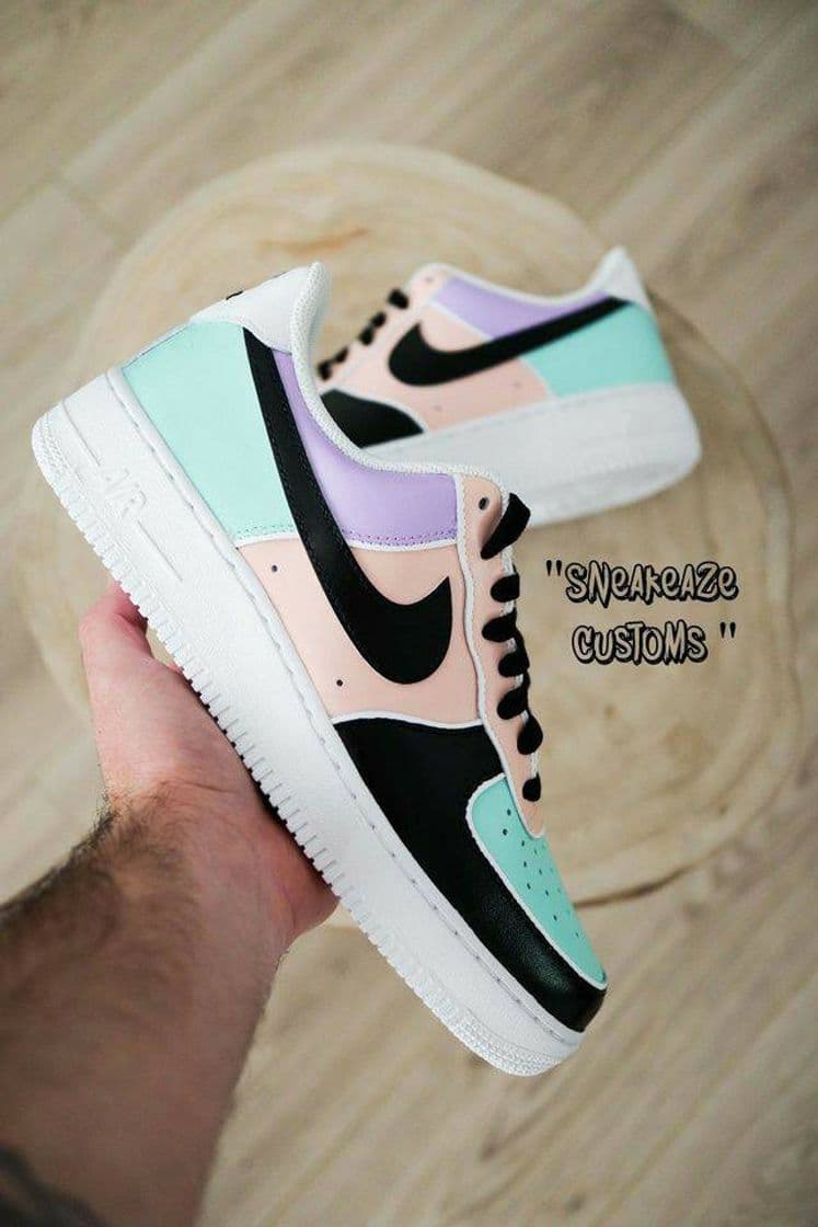 Moda Nike Air force 1 color Block