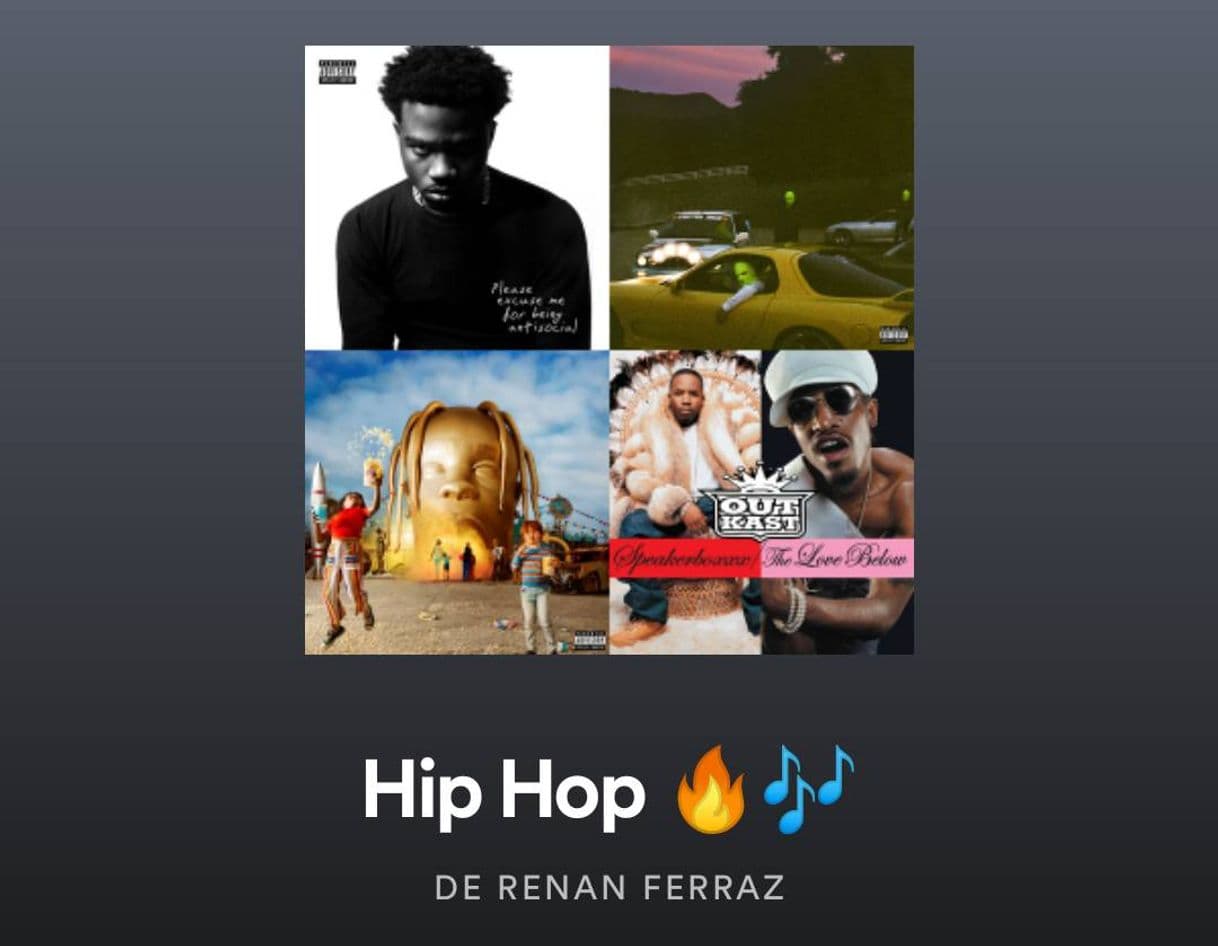 Fashion Minha Playlist de Hip Hop🔥