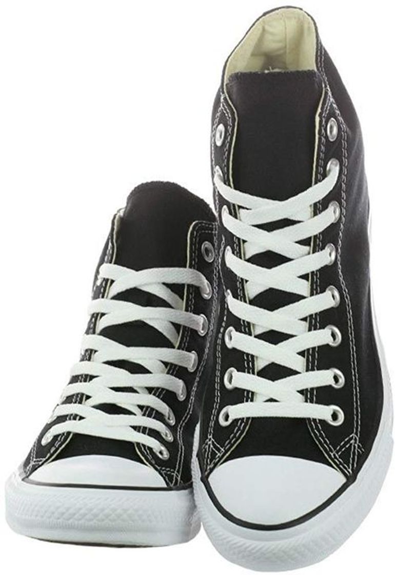 Moda Converse Chuck Taylor All Star, Zapatillas altas Unisex adulto, Negro (Black), 38