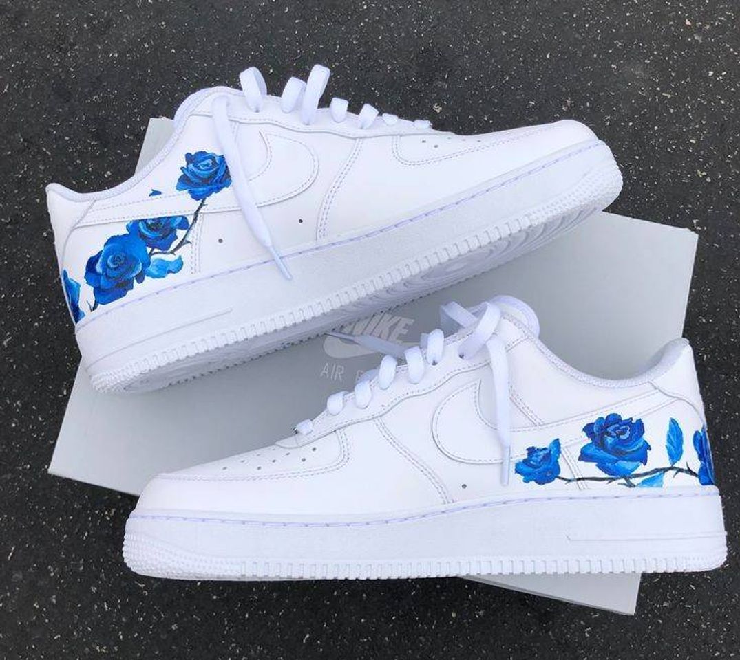 Fashion Nike Air Force Blue Rose 