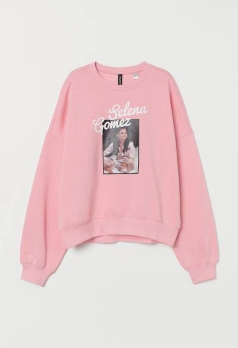 Moda Sudadera con diseño estampado - Rosa claro