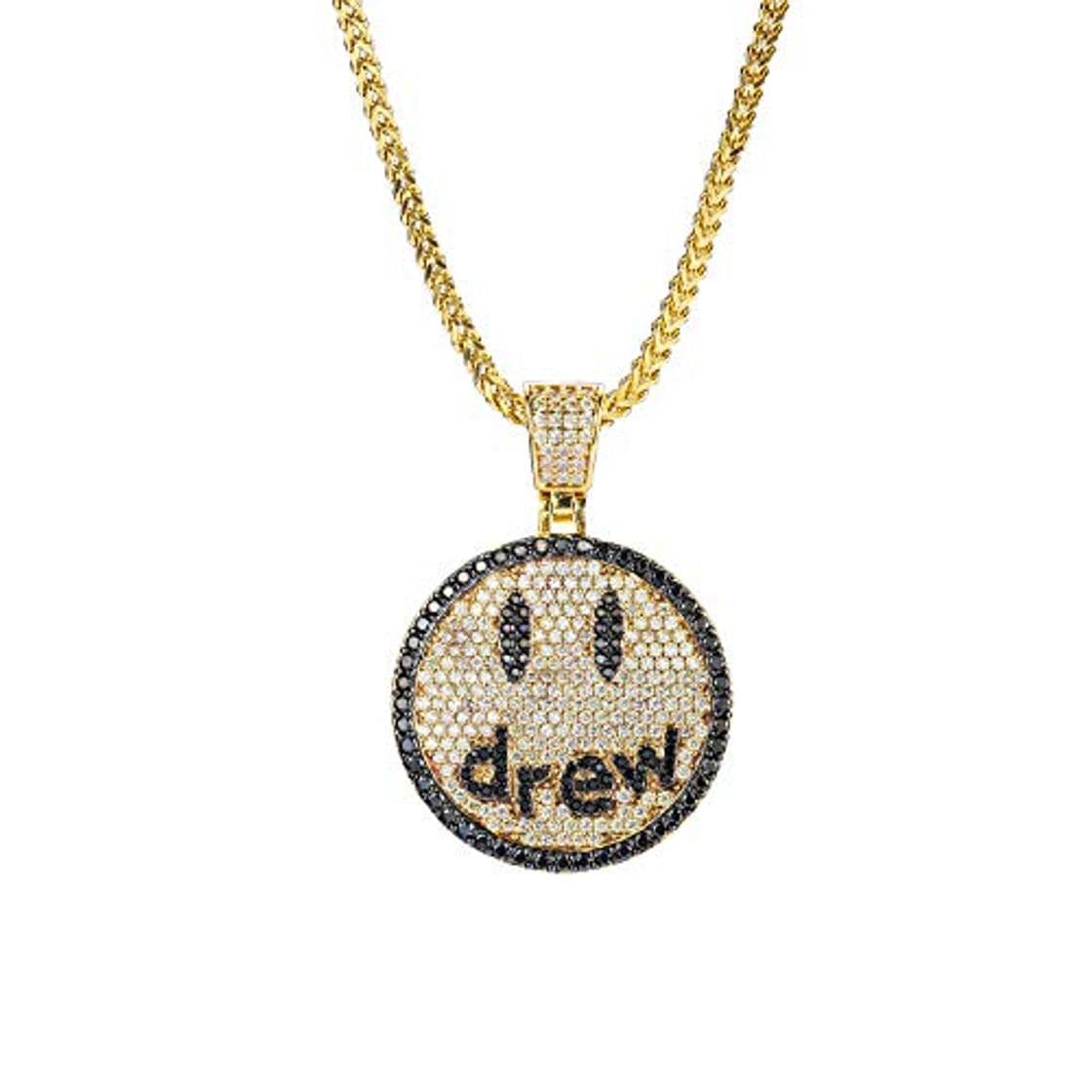 Place Moca Jewelry Hip Hop Iced out Bling Name Andrew Colgante Drew Cadena