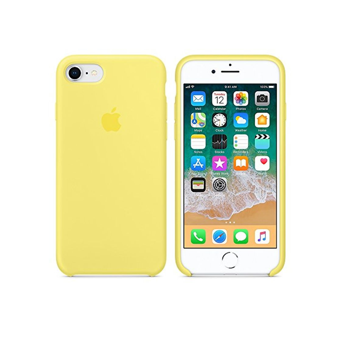 Product Funda para iPhone 7/8 Carcasa Silicona Suave Colores del Caramelo con Superfino