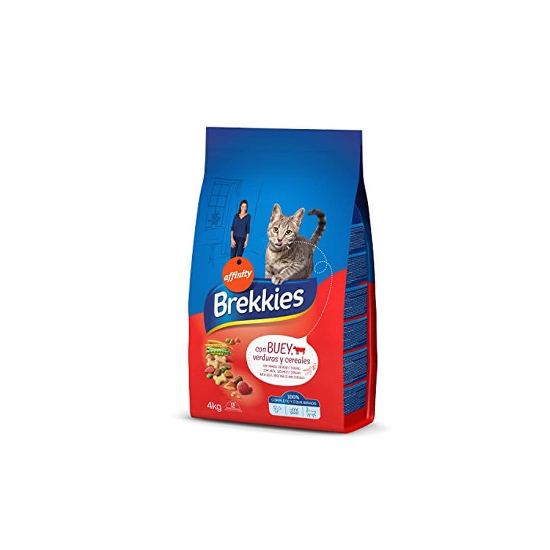 Producto Brekkies Pienso para Gatos con Buey