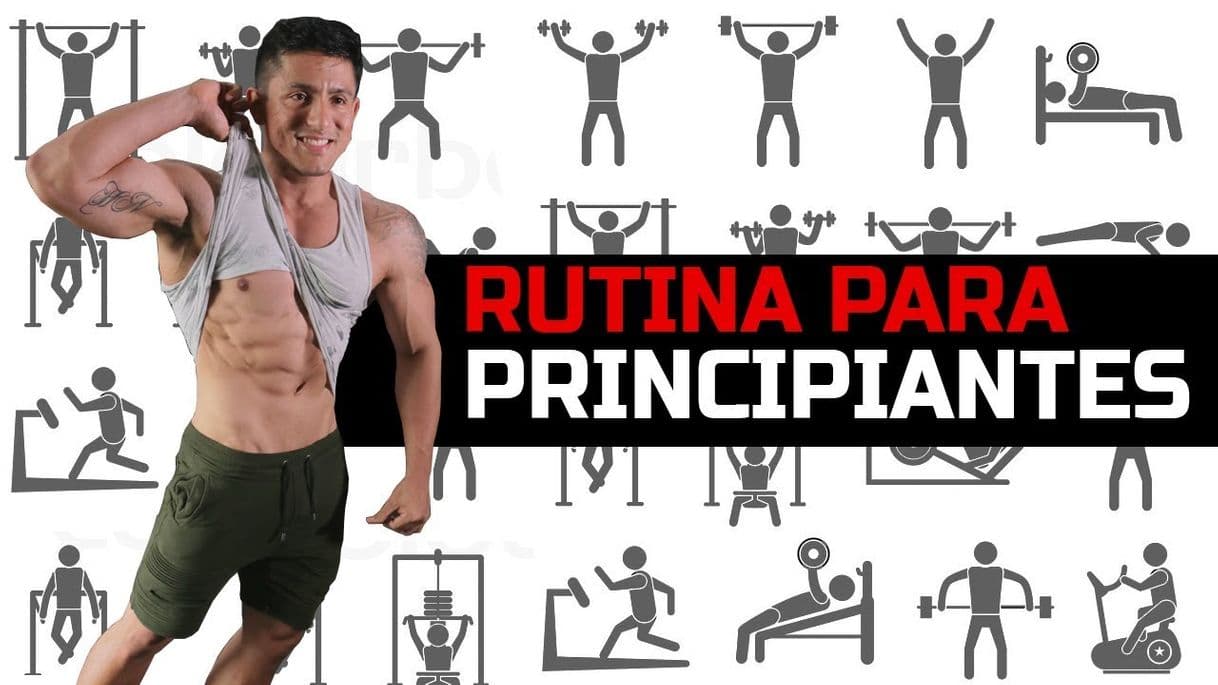 Fashion RUTINA PARA PRINCIPIANTES GYM | Hombres & Mujeres - YouTube