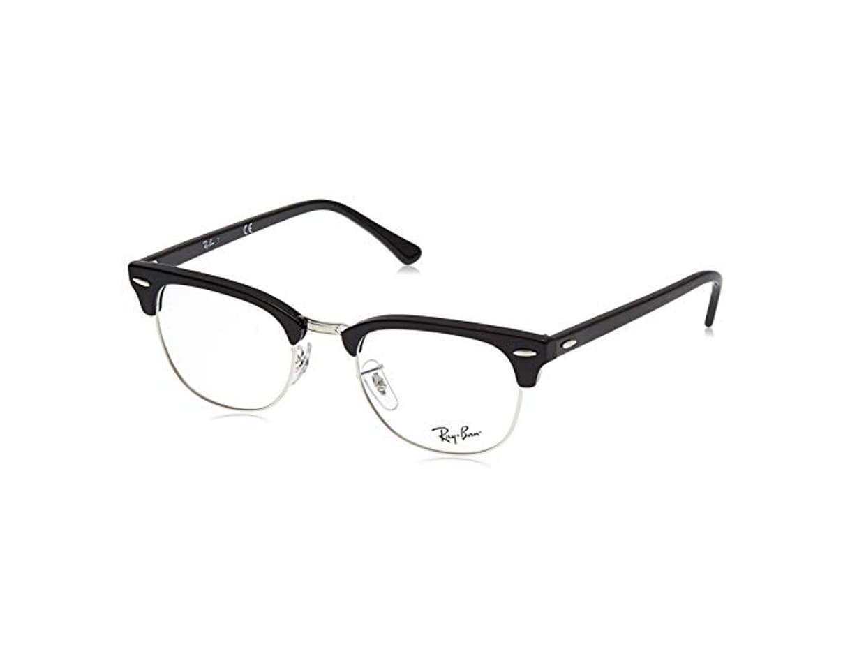 Producto Ray-Ban Clubmaster, Monturas de Gafas Unisex Adulto, Negro