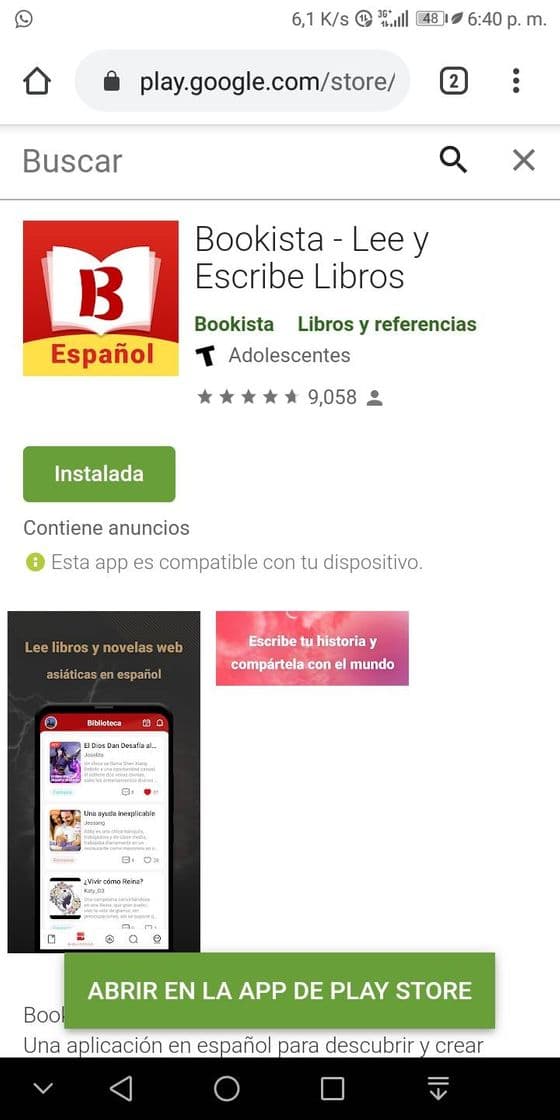 App Bookista