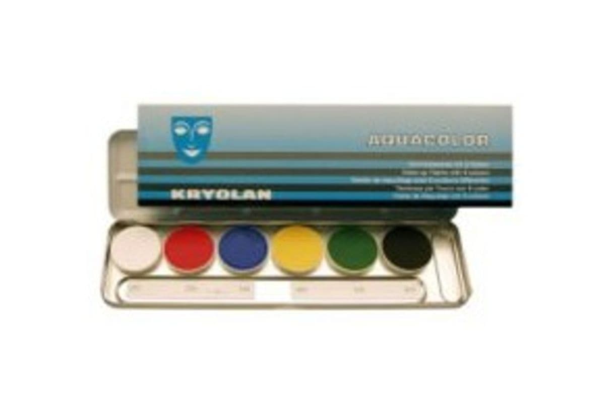 Producto Makeup KRYOLAN AQUACOLOR metal 6 COLORS