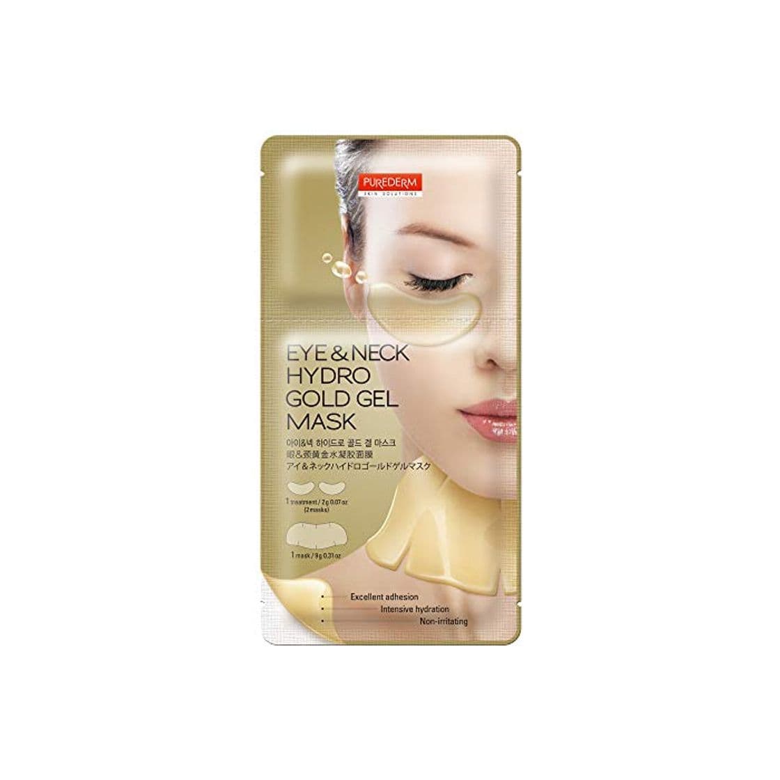 Producto Máscara de gel Hydro Gold para ojos y cuello