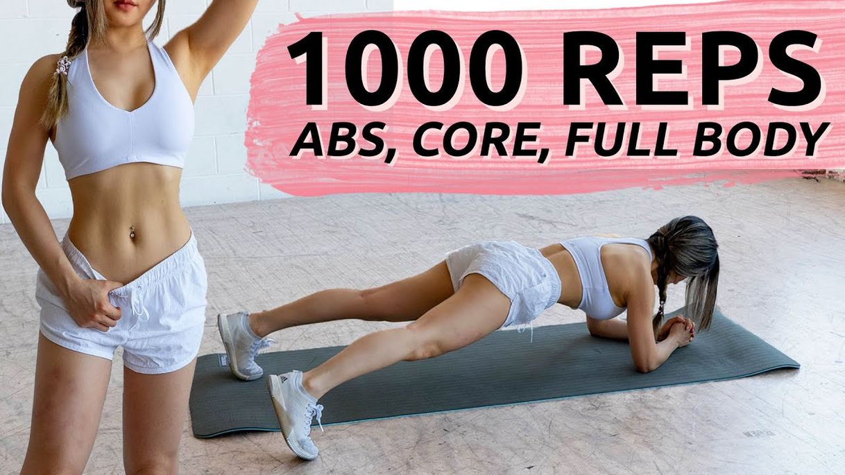 Moda 1,000 Reps to burn fat & get ABS - YouTube