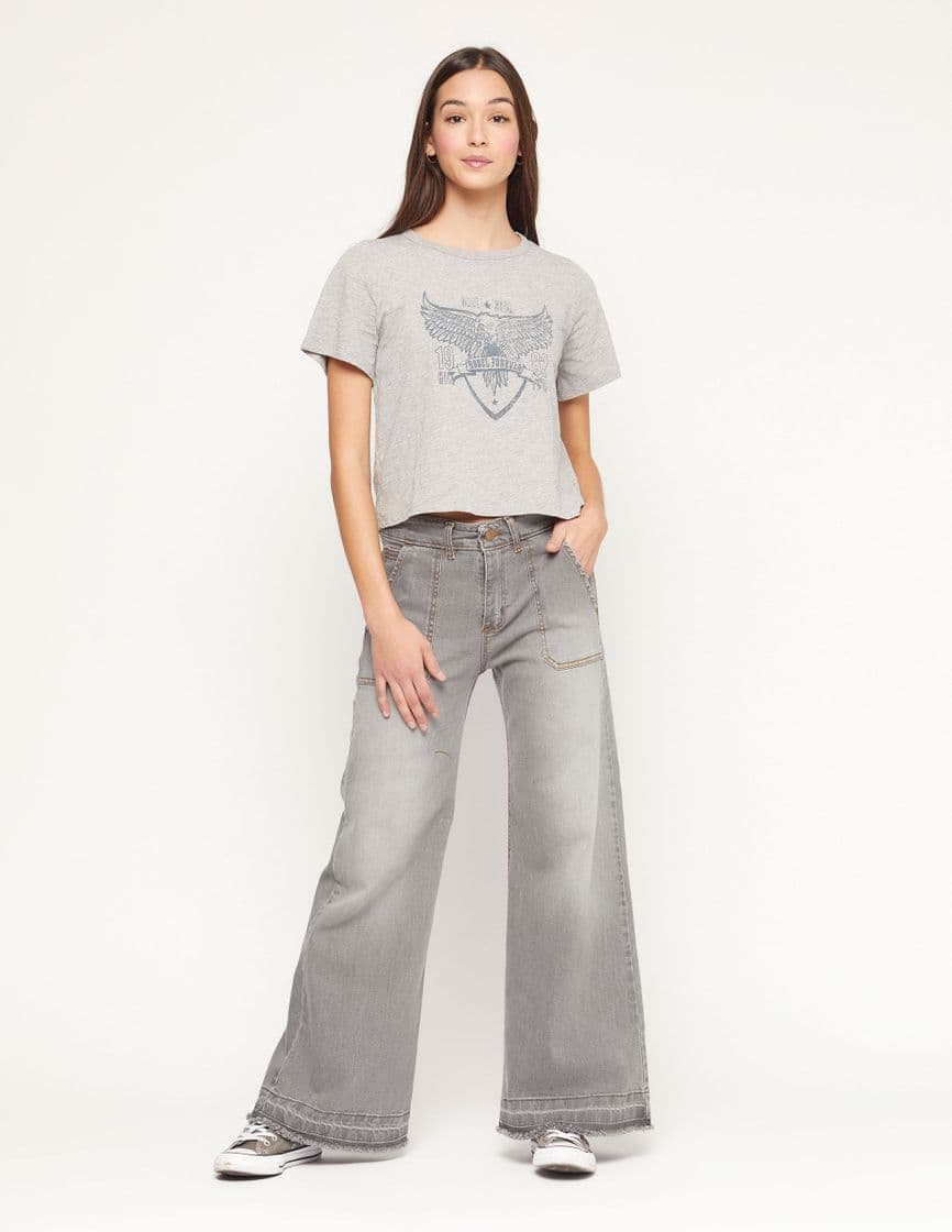 Fashion  Nícoli Pantalones anchos gris 