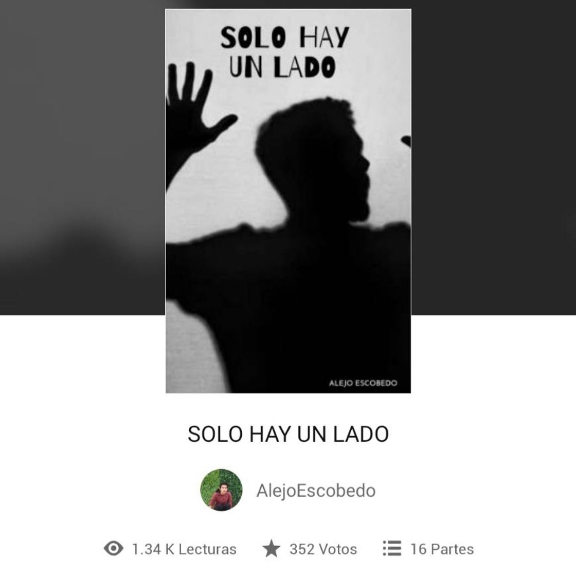 Book SOLO HAY UN LADO