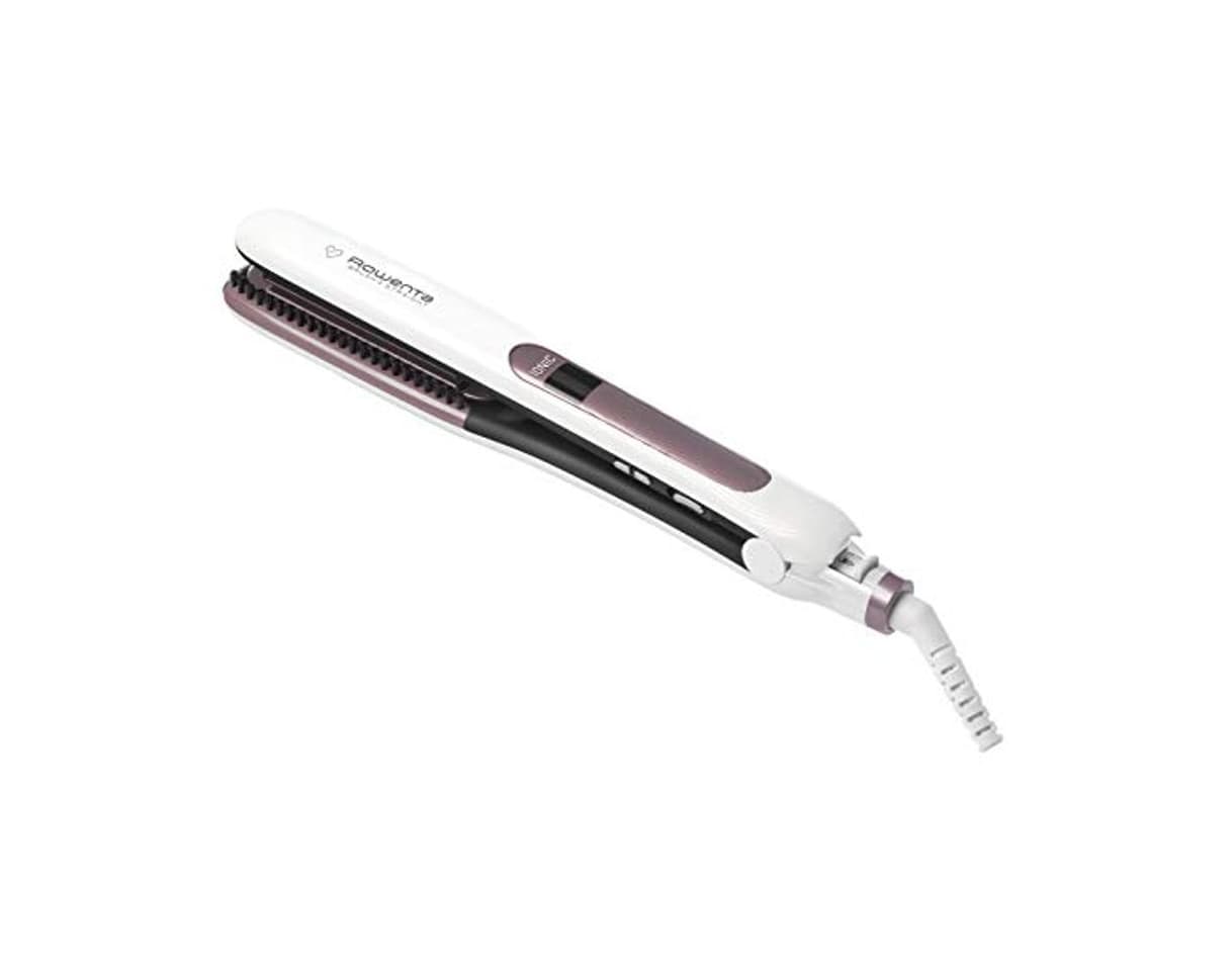 Beauty Rowenta Premium Care Brush & Straight SF7510F0 - Plancha de pelo con