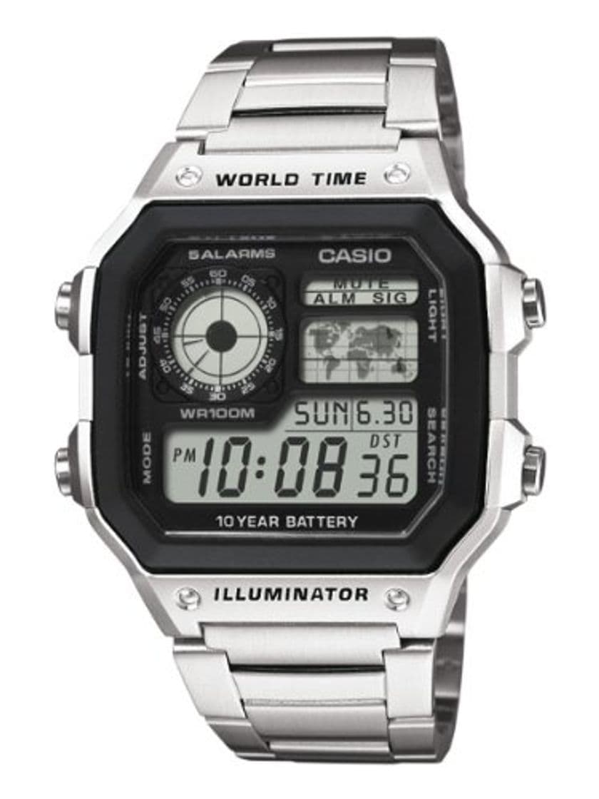 Moda Casio Reloj de Pulsera AE-1200WHD-1AVEF