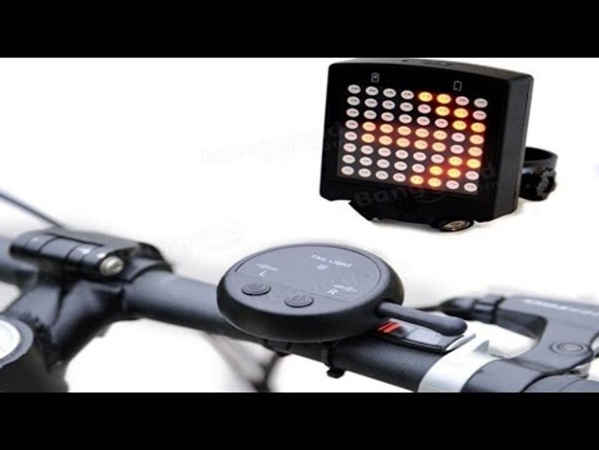 Moda 64 LED Wireless Remote Laser Bicycle Rear Tail Light Bike