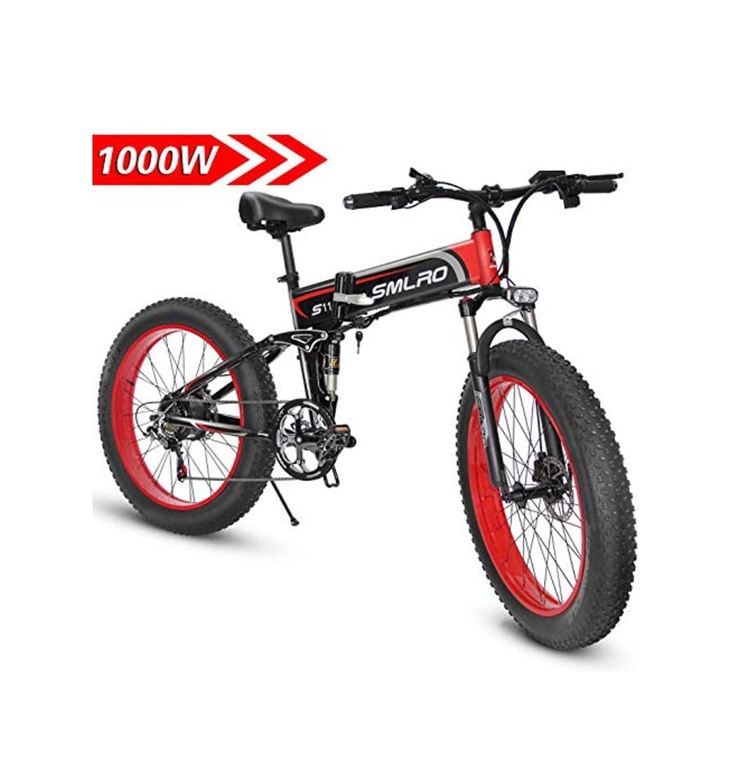 Producto 1000W Bicicleta eléctrica para Hombre Mountain Mountain Ebike 21 Velocidades 26 Pulgadas