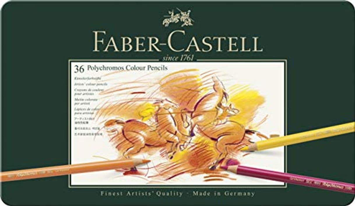 Elemento de la categoría hogar Faber-Castell 110036 - Lápices de colores en estuche de metal