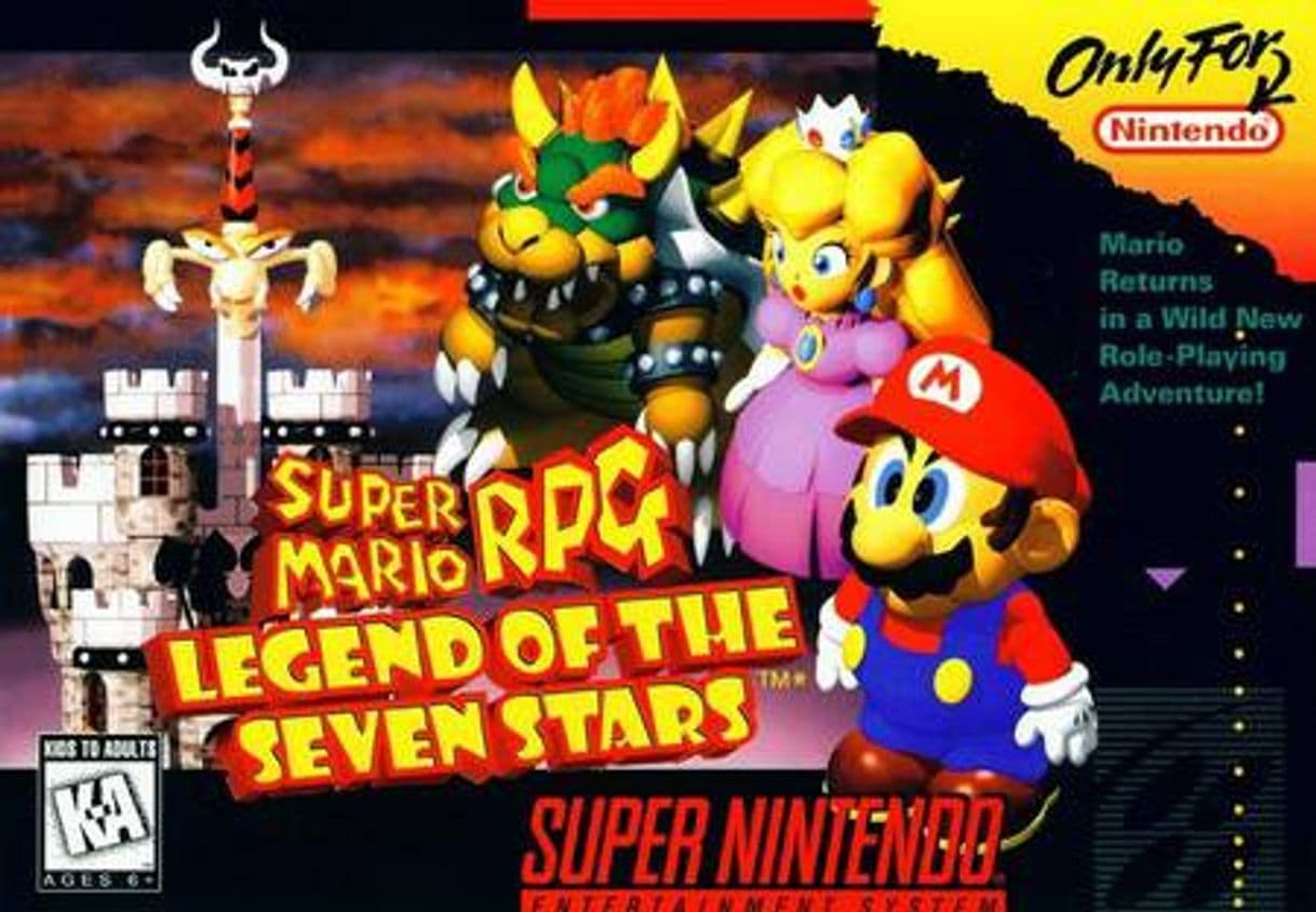 Moda SNES Super Mario RPG: Legend of the Seven Stars "100%"