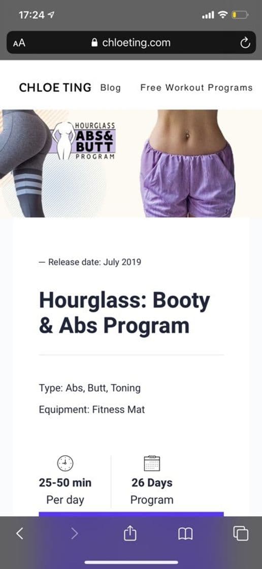 Moda Hourglass: Booty & Abs Program