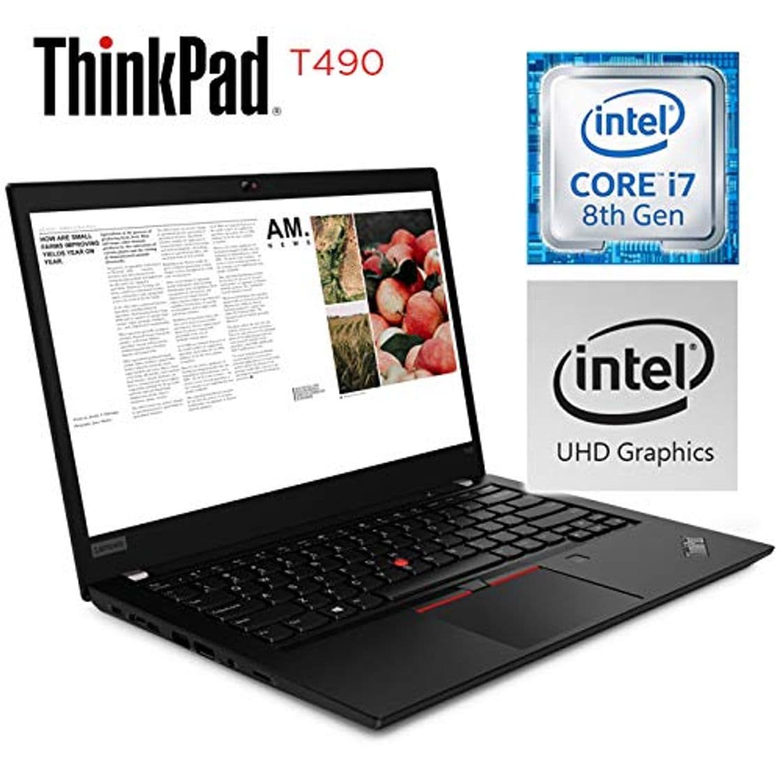 Producto Lenovo ThinkPad T490 - Ordenador portátil 14" Full HD IPS 250nits